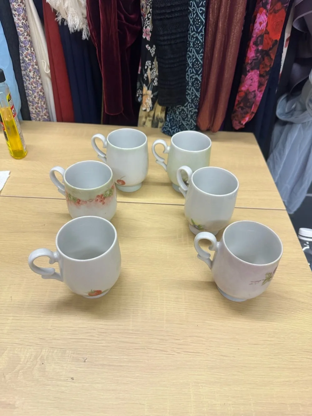 Mae Pearl Brandon Vintage 1979 Set of 6 Coffee Cups